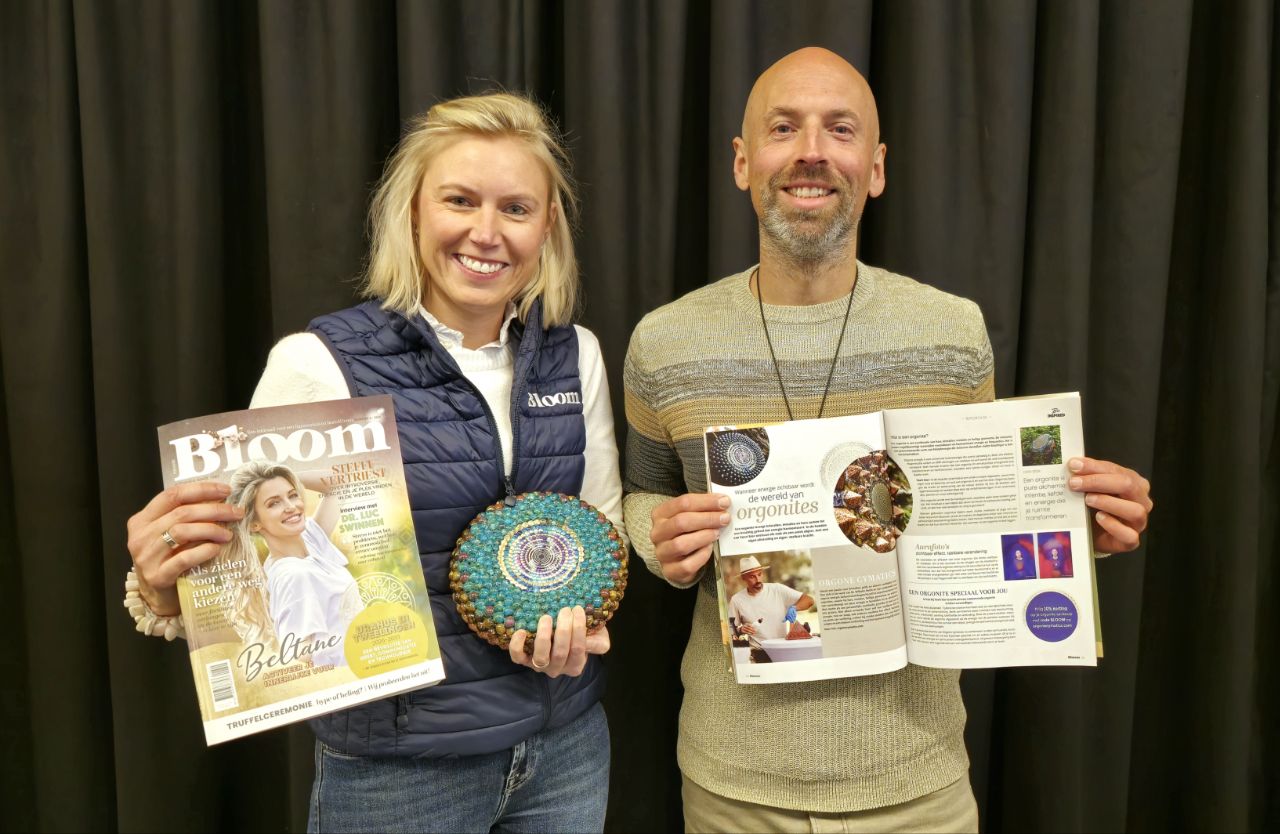 Orgone Cymatics in Bloom magazine April 2026