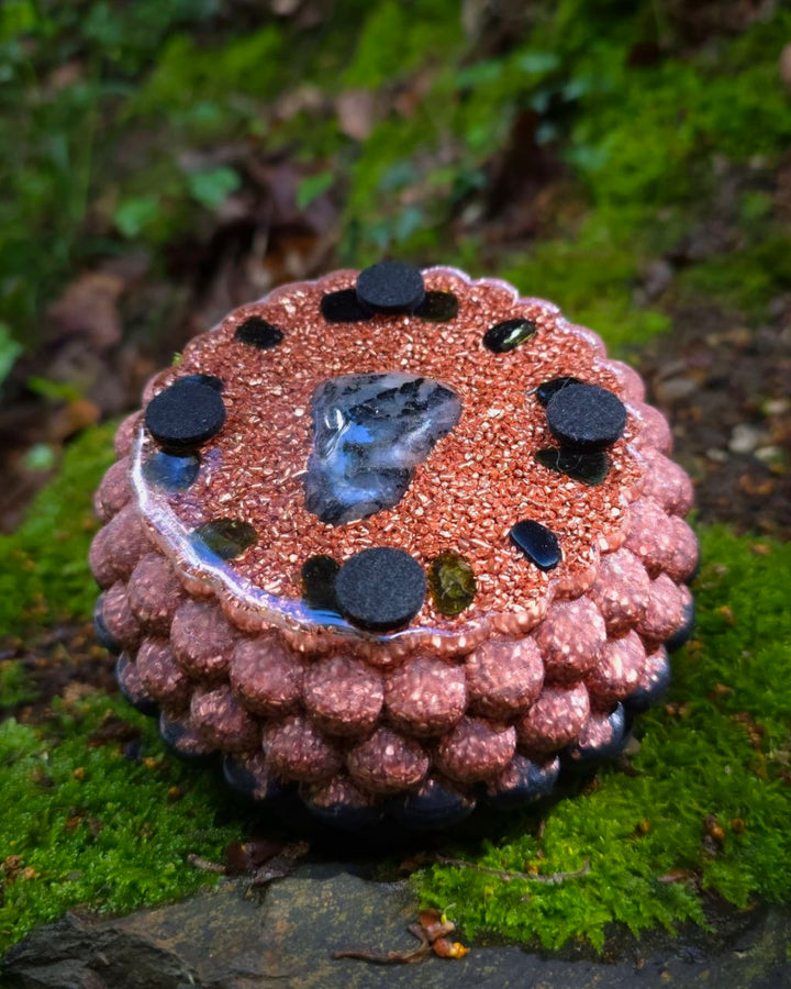 Cosmic Bubble | Black & Green Tourmaline
