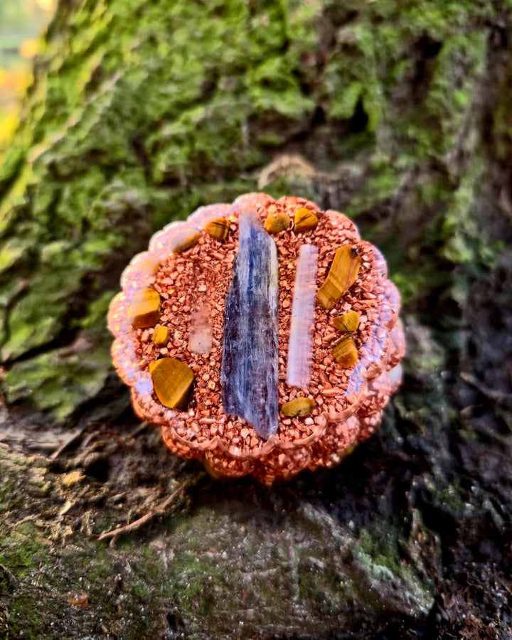 Lucid Dreaming Orgonite | Tiger's eye & Blue Kyanite