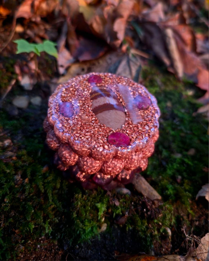 Lucid Dreaming Orgonite | Ruby, Red Garnet & Shiva Lingam