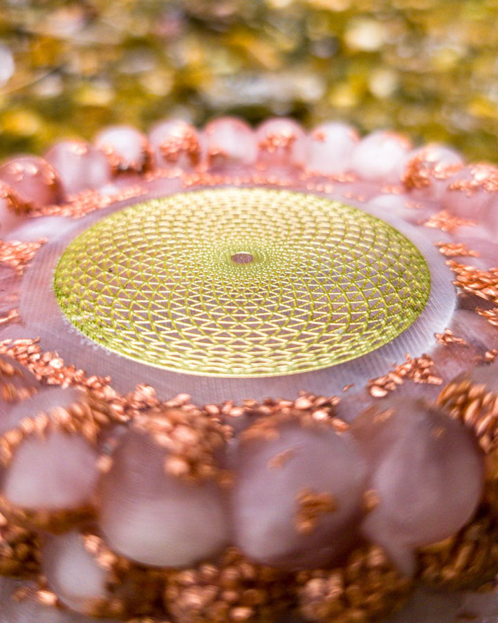 Cosmic Tower Orgonite | Rose Quartz