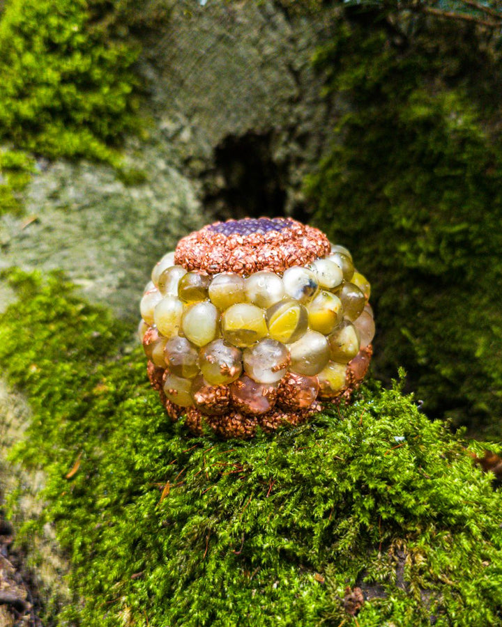 Lucid Dreaming Orgonite | Yellow Brasilian Opal, real Citrine AA+ quality