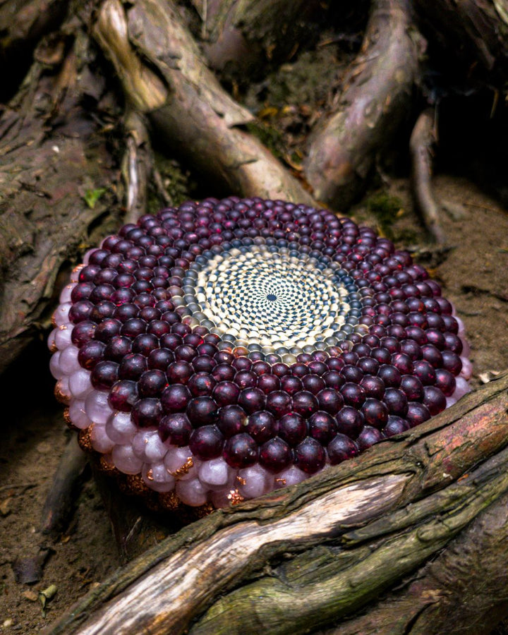 Torus Orgonite | Garnet, RoseQuartz, Lemurian Quartz