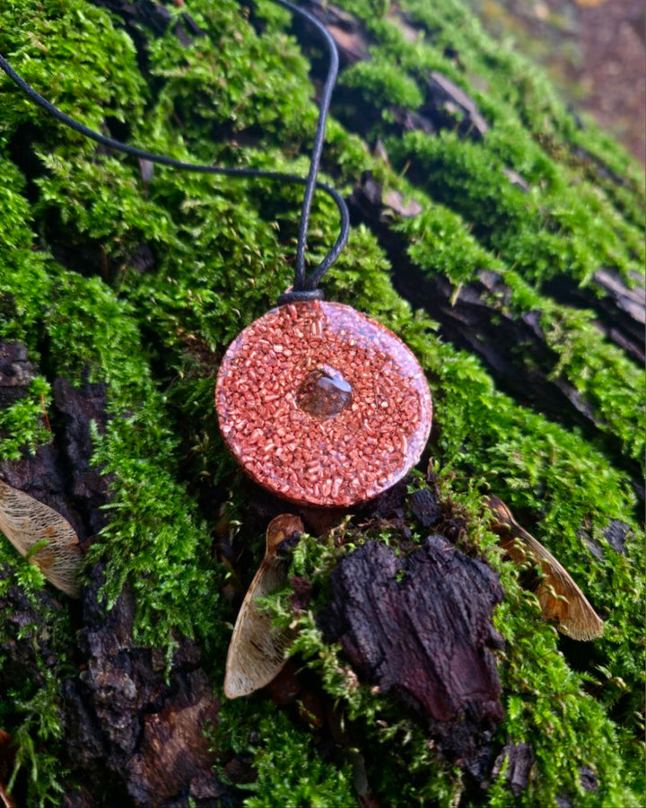 Orgonite pendant | Emerald