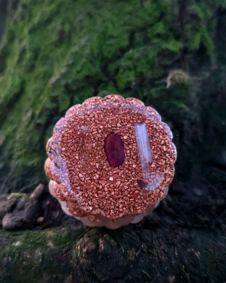 Lucid Dreaming Orgonite | Rose Quartz, Ruby