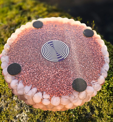 Torus Orgonite Generator Milky Quartz