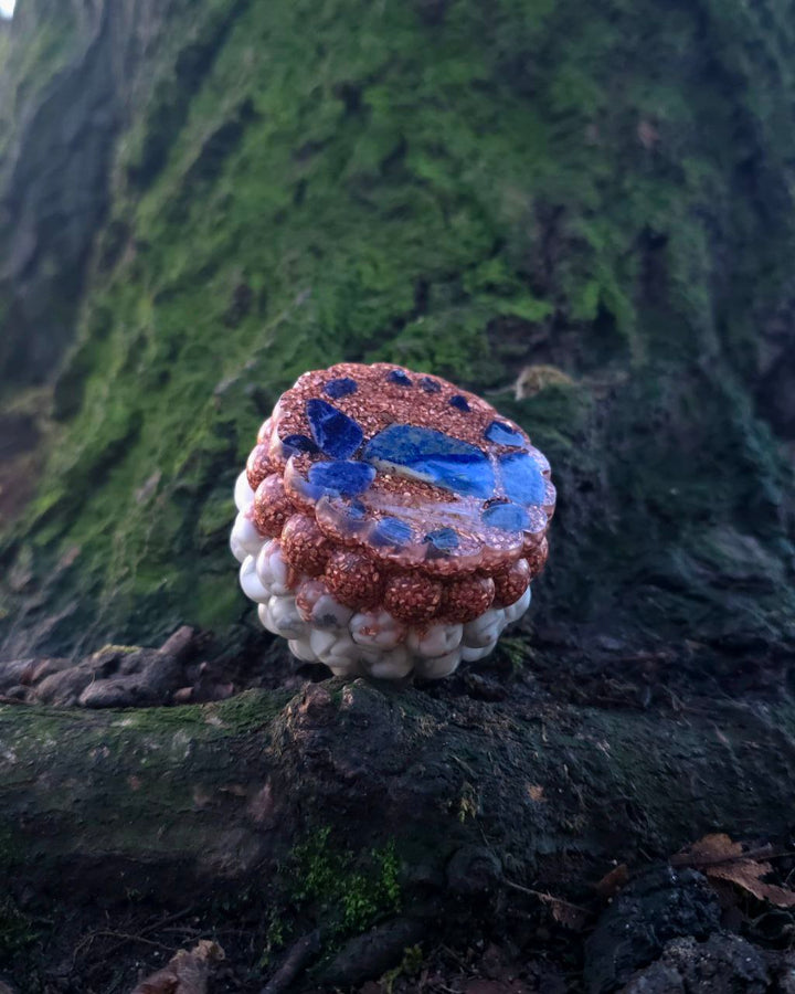 Lucid Dreaming Orgonite | White Howlite, Lapis Lazuli