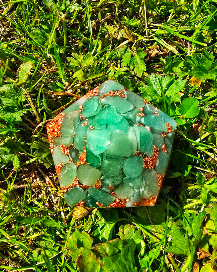 Lucid Dreaming Orgonite | Green aventurine Pentagon