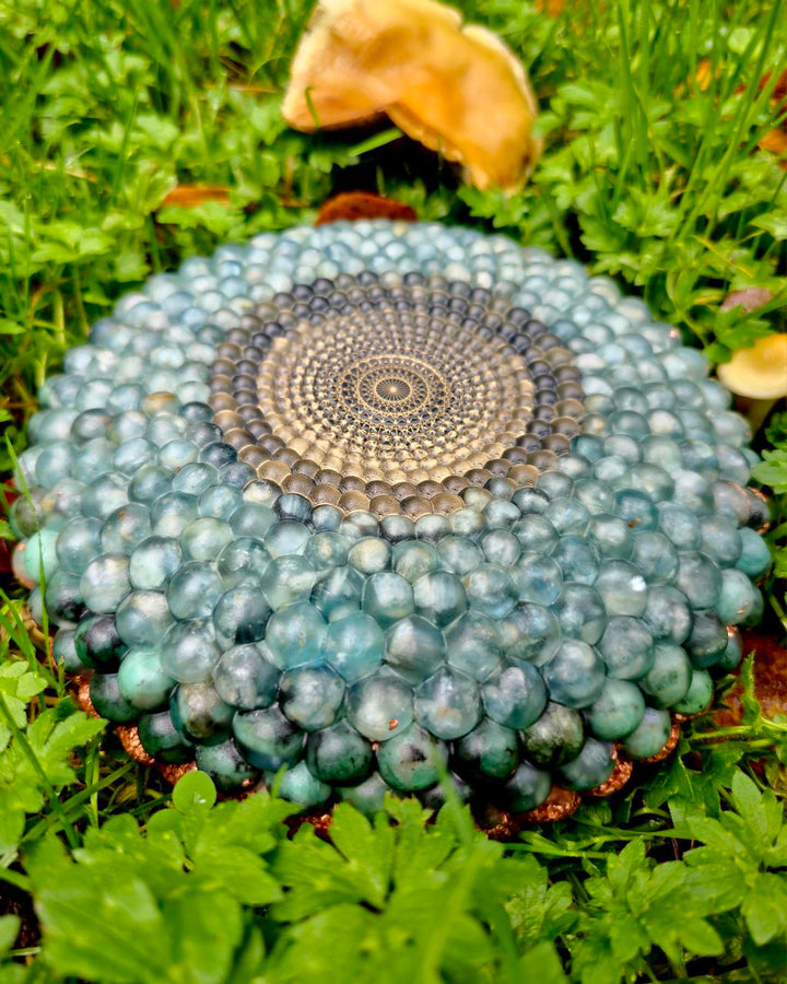 Torus Orgonite | Aquamarine & Emerald