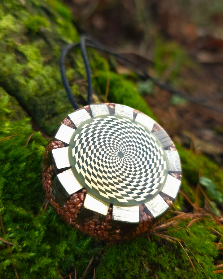 Orgonite pendant | Pyrite