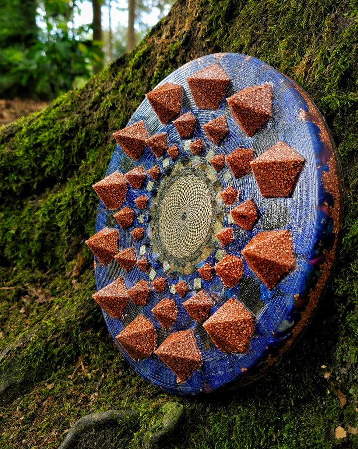 Sensor V Orgonite | Lapis Lazuli & Citrine