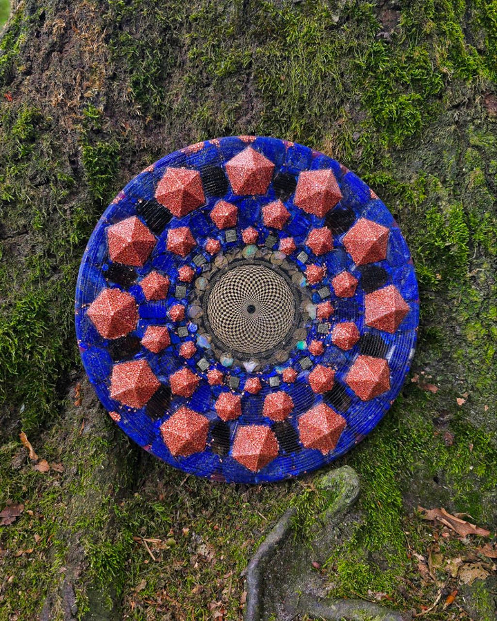 Sensor V Orgonite | Lapis Lazuli & Citrine