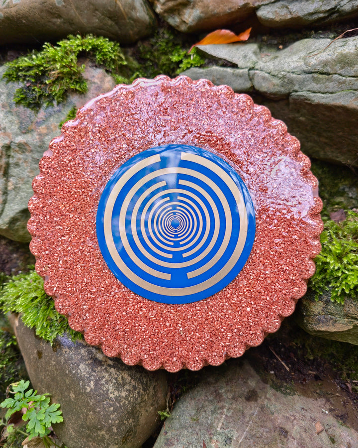 Torus Orgonite | EMF Protection Tiger's Eye Tourmaline