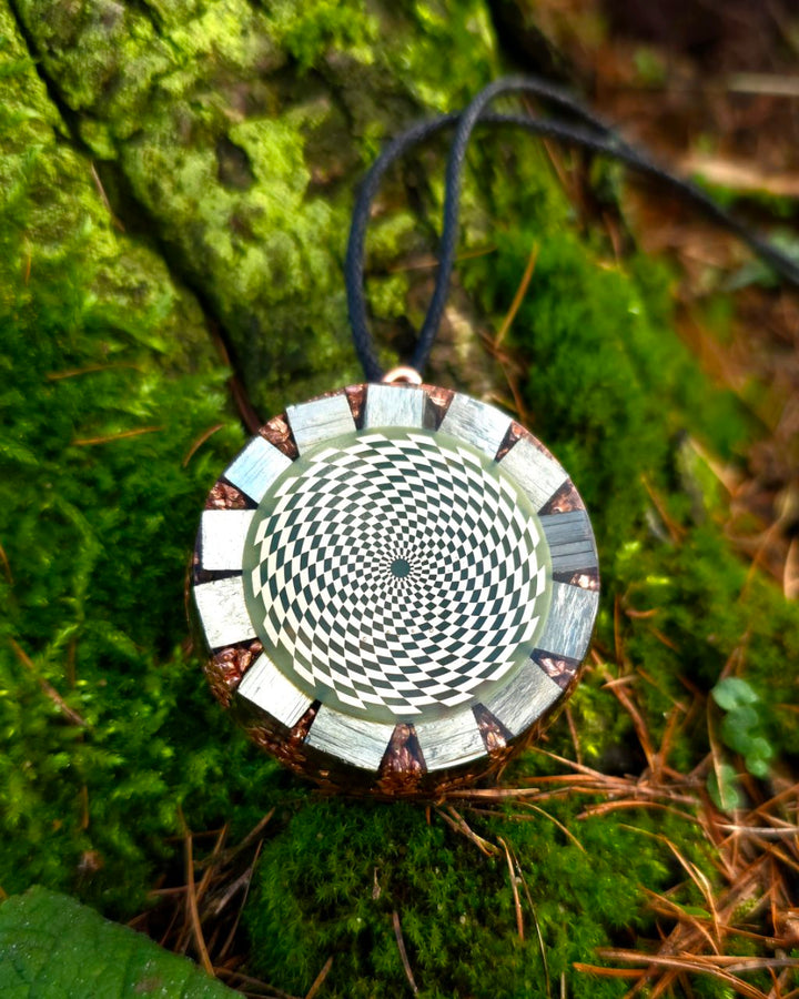 Orgonite pendant | Pyrite